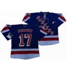 New York Rangers #17 BRANDON DUBINSKY blue jerseys