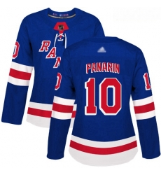 Rangers #10 Artemi Panarin Royal Blue Home Authentic Women Stitched Hockey Jersey Rangers #10 Artemi Panarin Royal Blue Home Authentic Women Stitched Hockey Jersey