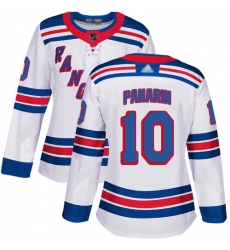 Rangers #10 Artemi Panarin White Road Authentic Women Stitched Hockey Jersey Rangers #10 Artemi Panarin White Road Authentic Women Stitched Hockey Jersey
