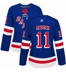 Womens Adidas New York Rangers 11 Mark Messier Authentic Royal Blue Home NHL Jersey Womens Adidas New York Rangers 11 Mark Messier Authentic Royal Blue Home NHL Jersey