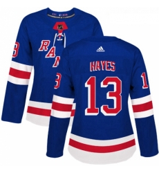 Womens Adidas New York Rangers 13 Kevin Hayes Premier Royal Blue Home NHL Jersey Womens Adidas New York Rangers 13 Kevin Hayes Premier Royal Blue Home NHL Jersey