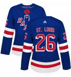 Womens Adidas New York Rangers 26 Martin St Louis Premier Royal Blue Home NHL Jersey Womens Adidas New York Rangers 26 Martin St Louis Premier Royal Blue Home NHL Jersey