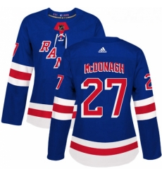 Womens Adidas New York Rangers 27 Ryan McDonagh Premier Royal Blue Home NHL Jersey Womens Adidas New York Rangers 27 Ryan McDonagh Premier Royal Blue Home NHL Jersey