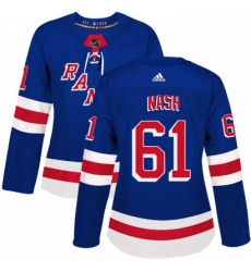 Womens Adidas New York Rangers 61 Rick Nash Premier Royal Blue Home NHL Jersey Womens Adidas New York Rangers 61 Rick Nash Premier Royal Blue Home NHL Jersey