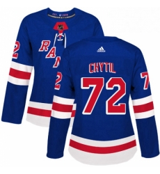 Womens Adidas New York Rangers 72 Filip Chytil Authentic Royal Blue Home NHL Jersey Womens Adidas New York Rangers 72 Filip Chytil Authentic Royal Blue Home NHL Jersey