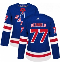 Womens Adidas New York Rangers 77 Anthony DeAngelo Premier Royal Blue Home NHL Jersey Womens Adidas New York Rangers 77 Anthony DeAngelo Premier Royal Blue Home NHL Jersey