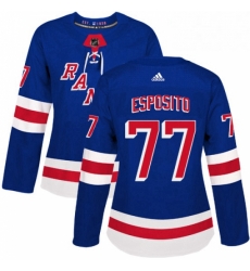 Womens Adidas New York Rangers 77 Phil Esposito Authentic Royal Blue Home NHL Jersey Womens Adidas New York Rangers 77 Phil Esposito Authentic Royal Blue Home NHL Jersey