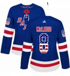 Womens Adidas New York Rangers 8 Cody McLeod Authentic Royal Blue USA Flag Fashion NHL Jersey Womens Adidas New York Rangers 8 Cody McLeod Authentic Royal Blue USA Flag Fashion NHL Jersey