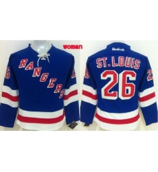 Womens New York Rangers #26 Martin St.Louis Blue Home Stitched NHL Jersey Womens New York Rangers #26 Martin St.Louis Blue Home Stitched NHL Jersey