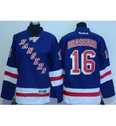 Rangers #16 Derick Brassard Blue Home Stitched Youth NHL Jersey Rangers #16 Derick Brassard Blue Home Stitched Youth NHL Jersey