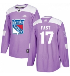 Youth Adidas New York Rangers 17 Jesper Fast Authentic Purple Fights Cancer Practice NHL Jersey Youth Adidas New York Rangers 17 Jesper Fast Authentic Purple Fights Cancer Practice NHL Jersey
