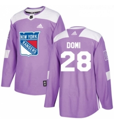 Youth Adidas New York Rangers 28 Tie Domi Authentic Purple Fights Cancer Practice NHL Jersey Youth Adidas New York Rangers 28 Tie Domi Authentic Purple Fights Cancer Practice NHL Jersey