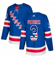 Youth Adidas New York Rangers 3 James Patrick Authentic Royal Blue USA Flag Fashion NHL Jersey Youth Adidas New York Rangers 3 James Patrick Authentic Royal Blue USA Flag Fashion NHL Jersey