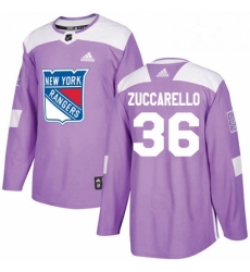 Youth Adidas New York Rangers 36 Mats Zuccarello Authentic Purple Fights Cancer Practice NHL Jersey Youth Adidas New York Rangers 36 Mats Zuccarello Authentic Purple Fights Cancer Practice NHL Jersey