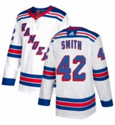 Youth Adidas New York Rangers 42 Brendan Smith Authentic White Away NHL Jersey Youth Adidas New York Rangers 42 Brendan Smith Authentic White Away NHL Jersey