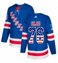 Youth Adidas New York Rangers 76 Brady Skjei Authentic Royal Blue USA Flag Fashion NHL Jersey Youth Adidas New York Rangers 76 Brady Skjei Authentic Royal Blue USA Flag Fashion NHL Jersey