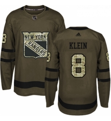 Youth Adidas New York Rangers 8 Kevin Klein Authentic Green Salute to Service NHL Jersey Youth Adidas New York Rangers 8 Kevin Klein Authentic Green Salute to Service NHL Jersey