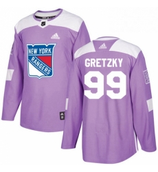 Youth Adidas New York Rangers 99 Wayne Gretzky Authentic Purple Fights Cancer Practice NHL Jersey Youth Adidas New York Rangers 99 Wayne Gretzky Authentic Purple Fights Cancer Practice NHL Jersey