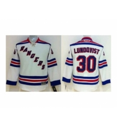 Youth NHL Jerseys New York Rangers #30 Lundqvist white Youth NHL Jerseys New York Rangers #30 Lundqvist white
