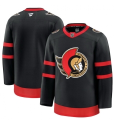 Men Ottawa Senators Blank Black 2024 25 Home Stitched Hockey Jersey