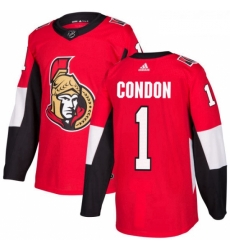 Youth Adidas Ottawa Senators 1 Mike Condon Authentic Red Home NHL Jersey Youth Adidas Ottawa Senators 1 Mike Condon Authentic Red Home NHL Jersey