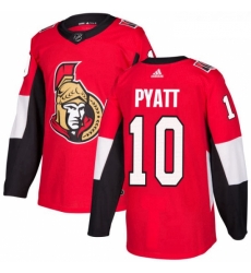 Youth Adidas Ottawa Senators 10 Tom Pyatt Authentic Red Home NHL Jersey Youth Adidas Ottawa Senators 10 Tom Pyatt Authentic Red Home NHL Jersey