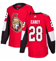 Youth Adidas Ottawa Senators 28 Paul Carey Premier Red Home NHL Jersey Youth Adidas Ottawa Senators 28 Paul Carey Premier Red Home NHL Jersey