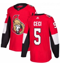 Youth Adidas Ottawa Senators 5 Cody Ceci Authentic Red Home NHL Jersey Youth Adidas Ottawa Senators 5 Cody Ceci Authentic Red Home NHL Jersey
