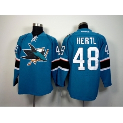 NHL San Jose Sharks #48 Hertl 2015 Winter Classic Blue Jerseys