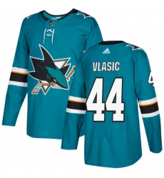 Youth Adidas San Jose Sharks 44 Marc Edouard Vlasic Premier Teal Green Home NHL Jersey Youth Adidas San Jose Sharks 44 Marc Edouard Vlasic Premier Teal Green Home NHL Jersey