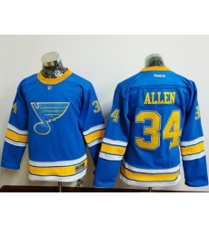 Blues #34 Jake Allen Light Blue 2017 Winter Classic Stitched Youth NHL Jersey Blues #34 Jake Allen Light Blue 2017 Winter Classic Stitched Youth NHL Jersey
