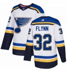 Youth Adidas St Louis Blues 32 Brian Flynn Authentic White Away NHL Jersey Youth Adidas St Louis Blues 32 Brian Flynn Authentic White Away NHL Jersey