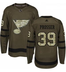 Youth Adidas St Louis Blues 39 Nate Prosser Premier Green Salute to Service NHL Jersey Youth Adidas St Louis Blues 39 Nate Prosser Premier Green Salute to Service NHL Jersey