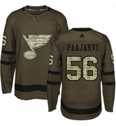 Youth Adidas St Louis Blues 56 Magnus Paajarvi Authentic Green Salute to Service NHL Jersey Youth Adidas St Louis Blues 56 Magnus Paajarvi Authentic Green Salute to Service NHL Jersey