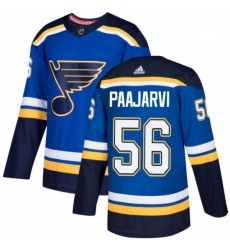 Youth Adidas St Louis Blues 56 Magnus Paajarvi Premier Royal Blue Home NHL Jersey Youth Adidas St Louis Blues 56 Magnus Paajarvi Premier Royal Blue Home NHL Jersey