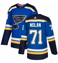 Youth Adidas St Louis Blues 71 Jordan Nolan Authentic Royal Blue Home NHL Jersey Youth Adidas St Louis Blues 71 Jordan Nolan Authentic Royal Blue Home NHL Jersey