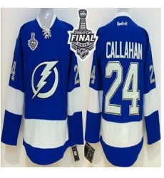 Tampa Bay Lightning #24 Ryan Callahan Royal Blue 2015 Stanley Cup Stitched Youth NHL Jersey Tampa Bay Lightning #24 Ryan Callahan Royal Blue 2015 Stanley Cup Stitched Youth NHL Jersey