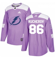 Youth Adidas Tampa Bay Lightning 86 Nikita Kucherov Authentic Purple Fights Cancer Practice NHL Jersey Youth Adidas Tampa Bay Lightning 86 Nikita Kucherov Authentic Purple Fights Cancer Practice NHL Jersey