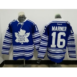 Maple Leafs #16 Mitchell Marner Blue 2014 Winter Classic Stitched NHL Jersey