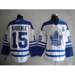 Pittaburgh Toronto Maple Leafs 15 KABERLE WHITE