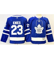 Youth Toronto Maple Leafs  Matthew Knies Fanatics Home Blue Premium Player Jersey
