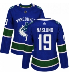 Womens Adidas Vancouver Canucks 19 Markus Naslund Authentic Blue Home NHL Jersey Womens Adidas Vancouver Canucks 19 Markus Naslund Authentic Blue Home NHL Jersey