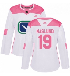 Womens Adidas Vancouver Canucks 19 Markus Naslund Authentic WhitePink Fashion NHL Jersey Womens Adidas Vancouver Canucks 19 Markus Naslund Authentic WhitePink Fashion NHL Jersey