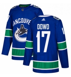 Youth Adidas Vancouver Canucks 17 Nic Dowd Premier Blue Home NHL Jersey Youth Adidas Vancouver Canucks 17 Nic Dowd Premier Blue Home NHL Jersey