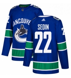 Youth Adidas Vancouver Canucks 22 Daniel Sedin Authentic Blue Home NHL Jersey Youth Adidas Vancouver Canucks 22 Daniel Sedin Authentic Blue Home NHL Jersey