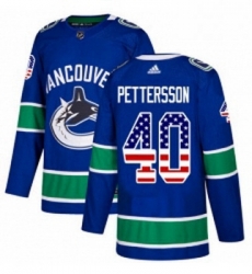 Youth Adidas Vancouver Canucks 40 Elias Pettersson Blue Home Authentic USA Flag Stitched NHL Jersey Youth Adidas Vancouver Canucks 40 Elias Pettersson Blue Home Authentic USA Flag Stitched NHL Jersey