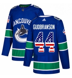 Youth Adidas Vancouver Canucks 44 Erik Gudbranson Authentic Blue USA Flag Fashion NHL Jersey Youth Adidas Vancouver Canucks 44 Erik Gudbranson Authentic Blue USA Flag Fashion NHL Jersey