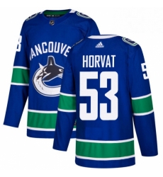 Youth Adidas Vancouver Canucks 53 Bo Horvat Premier Blue Home NHL Jersey Youth Adidas Vancouver Canucks 53 Bo Horvat Premier Blue Home NHL Jersey
