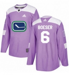 Youth Adidas Vancouver Canucks 6 Brock Boeser Authentic Purple Fights Cancer Practice NHL Jersey Youth Adidas Vancouver Canucks 6 Brock Boeser Authentic Purple Fights Cancer Practice NHL Jersey