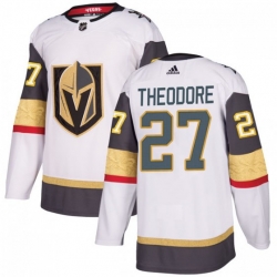 Men Vegas Golden Knights 27 Shea Theodore White NHL Jersey